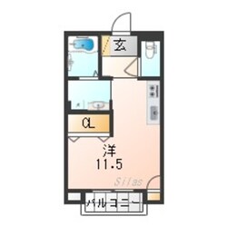 南巽駅 徒歩6分 1階の物件間取画像